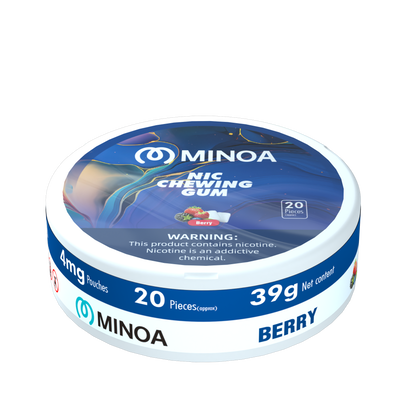 Nicotine gum-four milligrams-boxed